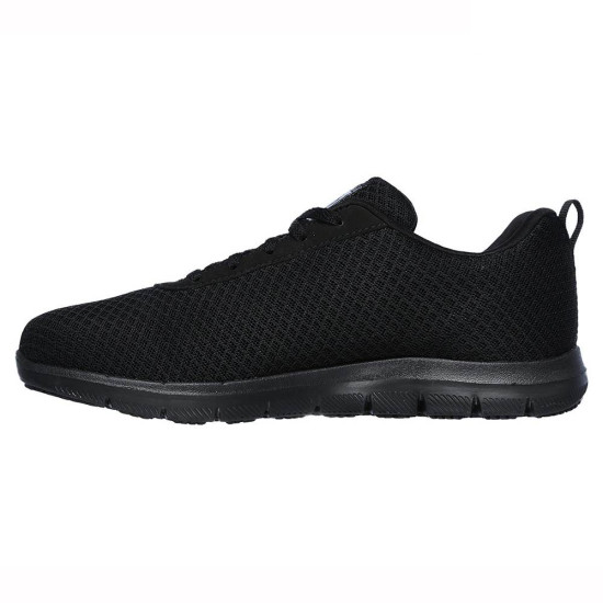 Skechers Lace Up Mesh Upper With Slip R